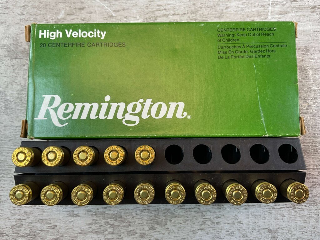 REMINGTON 221 REM FIREBALL, 50 GR. PTO SOFT POINT, KLEANBORE PRIMING AMMO, QTY 15 #5-11125