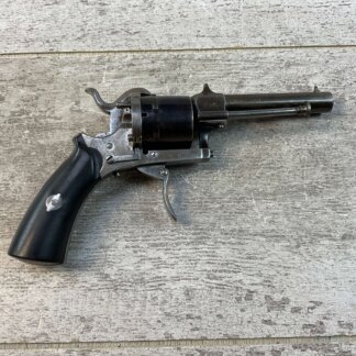 BELGIAN .32 PINFIRE REVOLVER, JAMES EARL JONES COLLECTION, ANTIQUE #5-10893