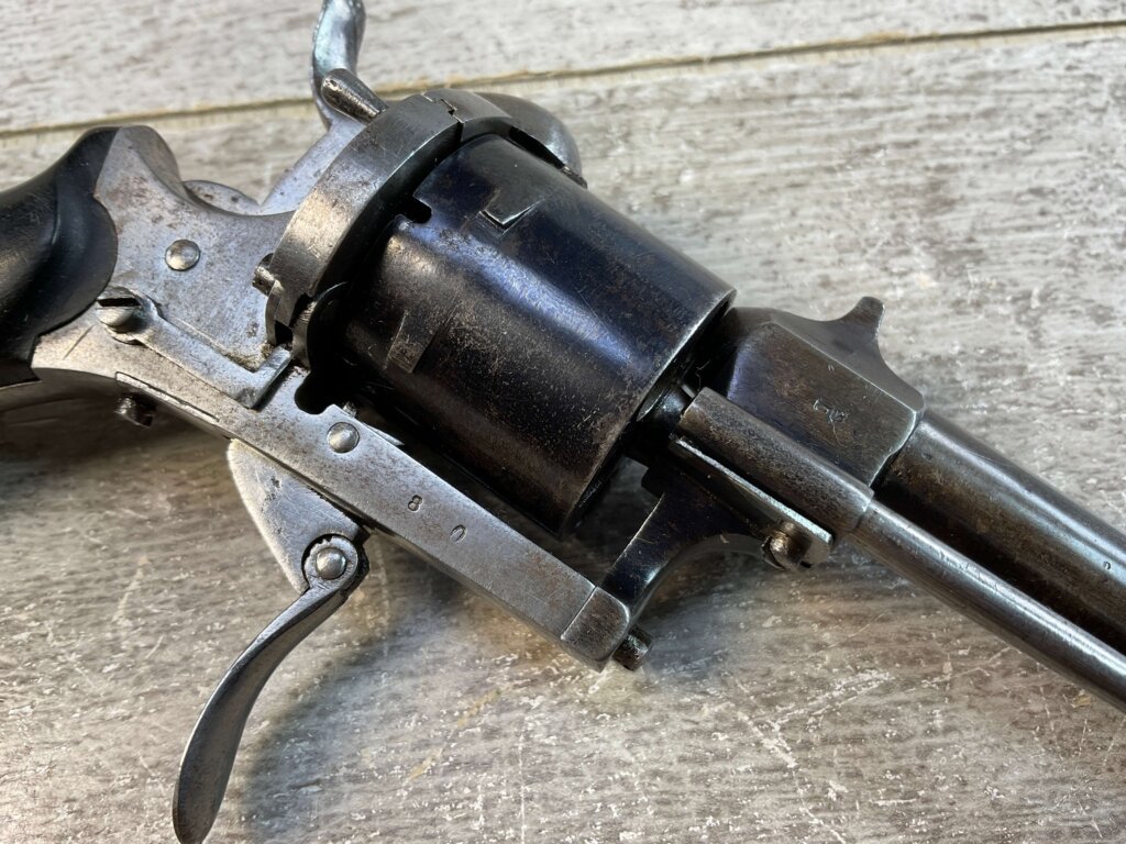 BELGIAN .32 PINFIRE REVOLVER, JAMES EARL JONES COLLECTION, ANTIQUE #5-10893
