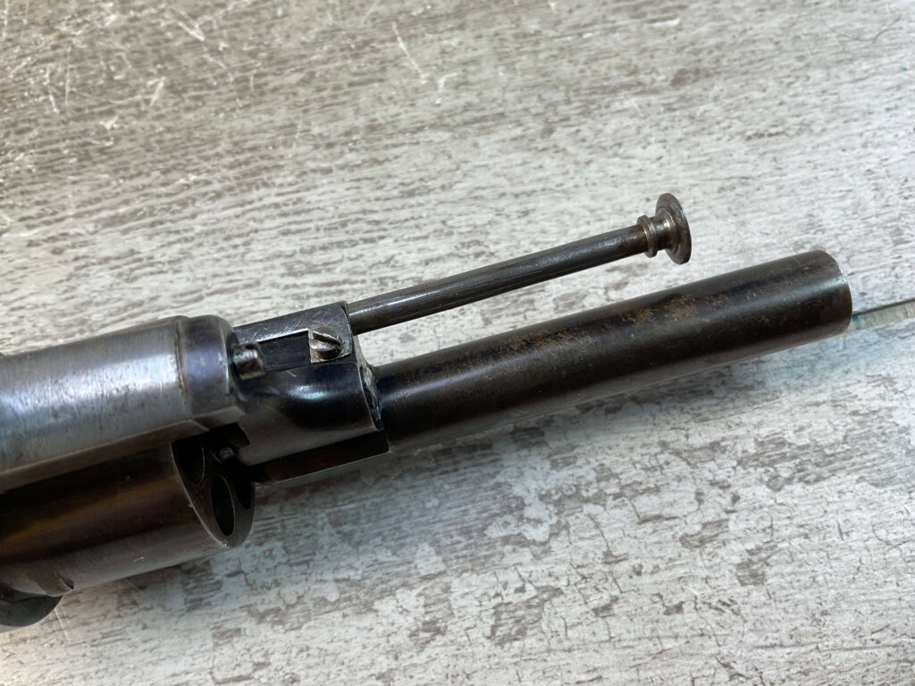 BELGIAN .32 PINFIRE REVOLVER, JAMES EARL JONES COLLECTION, ANTIQUE #5-10893