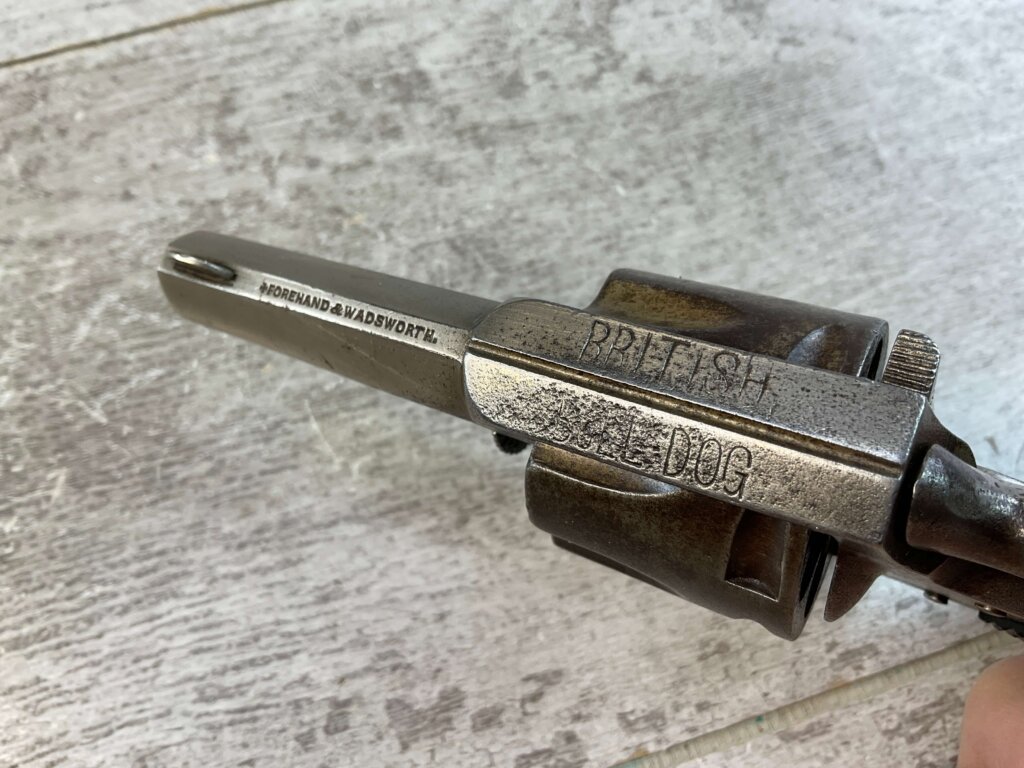 FOREHAND & WADSWORTH .38 BRITISH BULLDOG REVOLVER, JAMES EARL JONES COLLECTION #5-10902