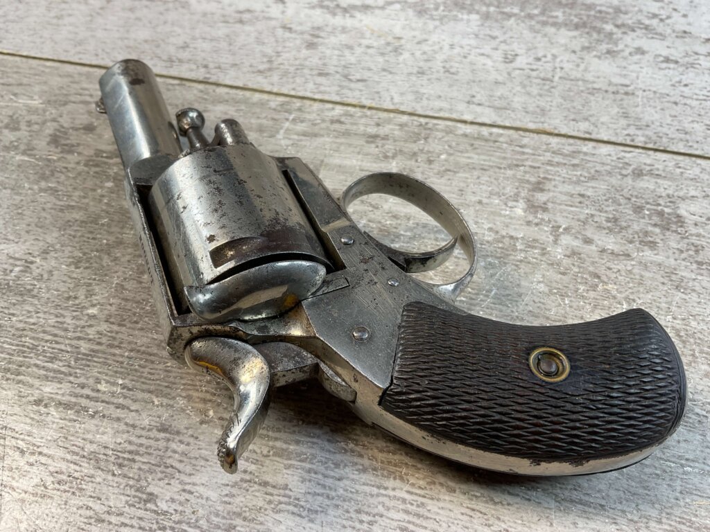 W. MOORE & CO LONDON .455? BULLDOG REVOLVER, JAMES EARL JONES COLLECTION, ANTIQUE #5-10903