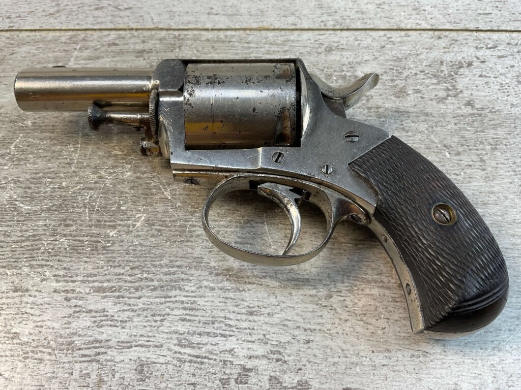 W. MOORE & CO LONDON .455? BULLDOG REVOLVER, JAMES EARL JONES COLLECTION, ANTIQUE #5-10903