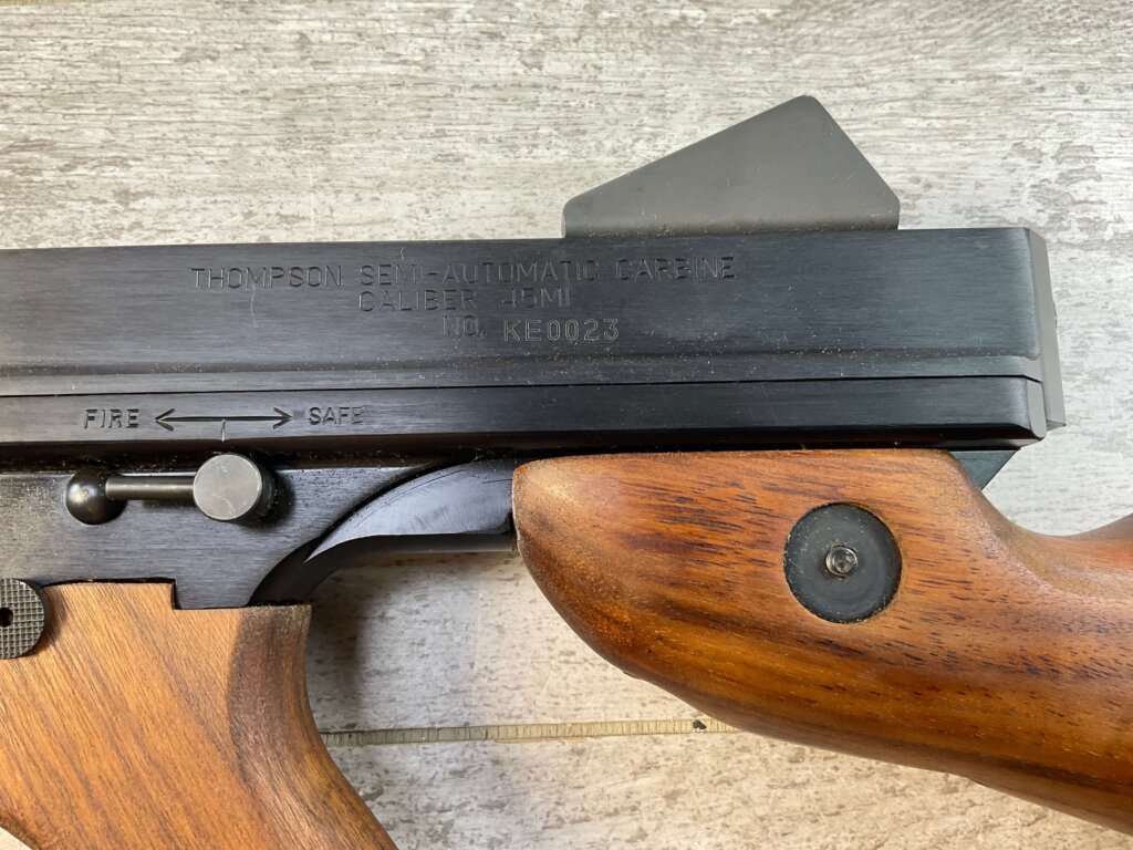 AUTO ORDNANCE THOMPSON 1927 M1 CARBINE .45 AUTO SEMI AUTO RIFLE, JAMES EARL JONES "FAVORITES" COLLECTION, LIKE NEW #5-11037