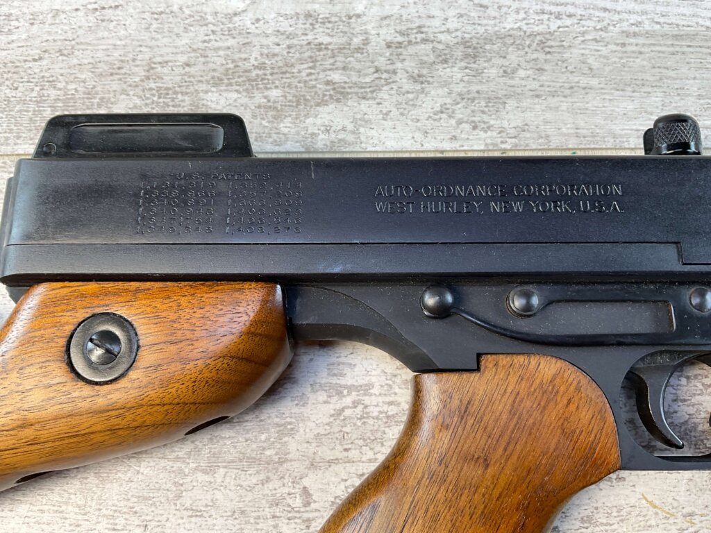 AUTO ORDNANCE THOMPSON 1927 M3 CARBINE .22LR SEMI AUTO RIFLE, JAMES EARL JONES "FAVORITES" COLLECTION, PRE BAN #5-11038