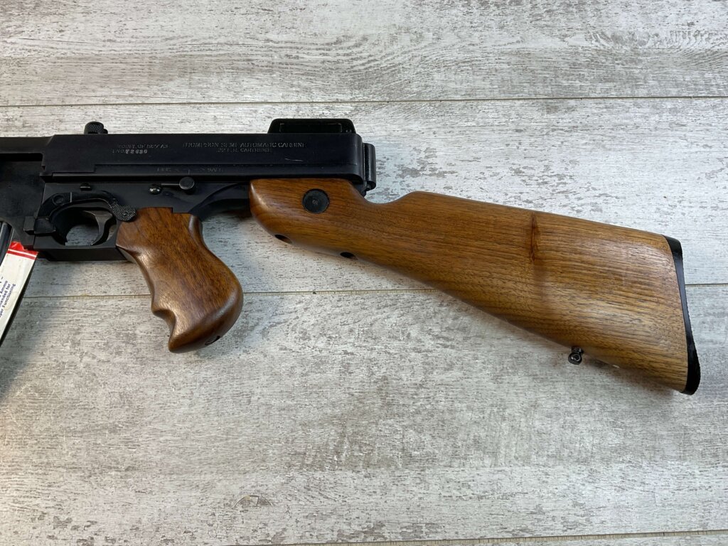 AUTO ORDNANCE THOMPSON 1927 M3 CARBINE .22LR SEMI AUTO RIFLE, JAMES EARL JONES "FAVORITES" COLLECTION, PRE BAN #5-11038