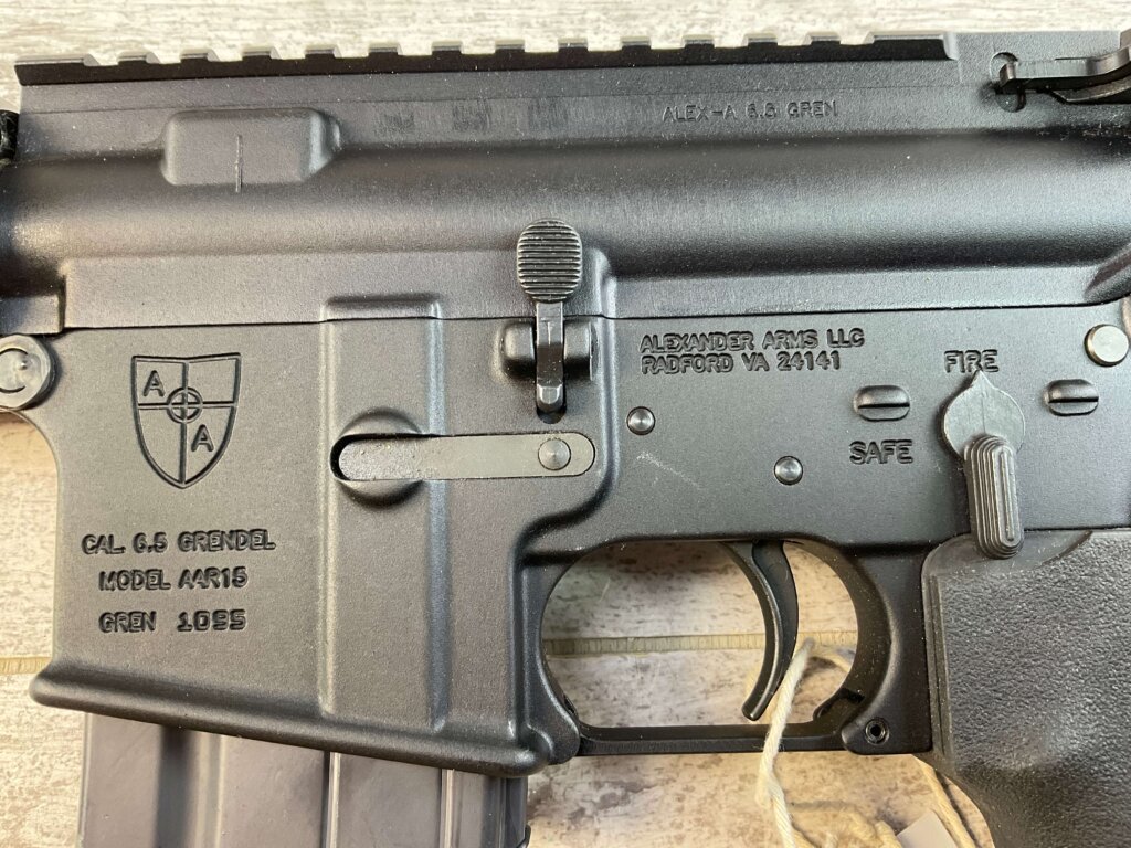 ALEXANDER ARMS AAR-15 OVERWATCH 6.5 GRENDEL RIFLE, JAMES EARL JONES "FAVORITES" COLLECTION, NY COMPLIANT (BOLT ACTION) #5-11039