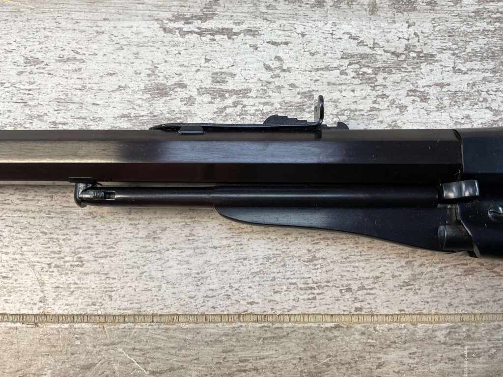 UBERTI 1858 REMINGTON REVOLVING CARBINE BLACK POWDER .44CAL RIFLE, JAMES EARL JONES "FAVORITES" COLLECTION #5-11044