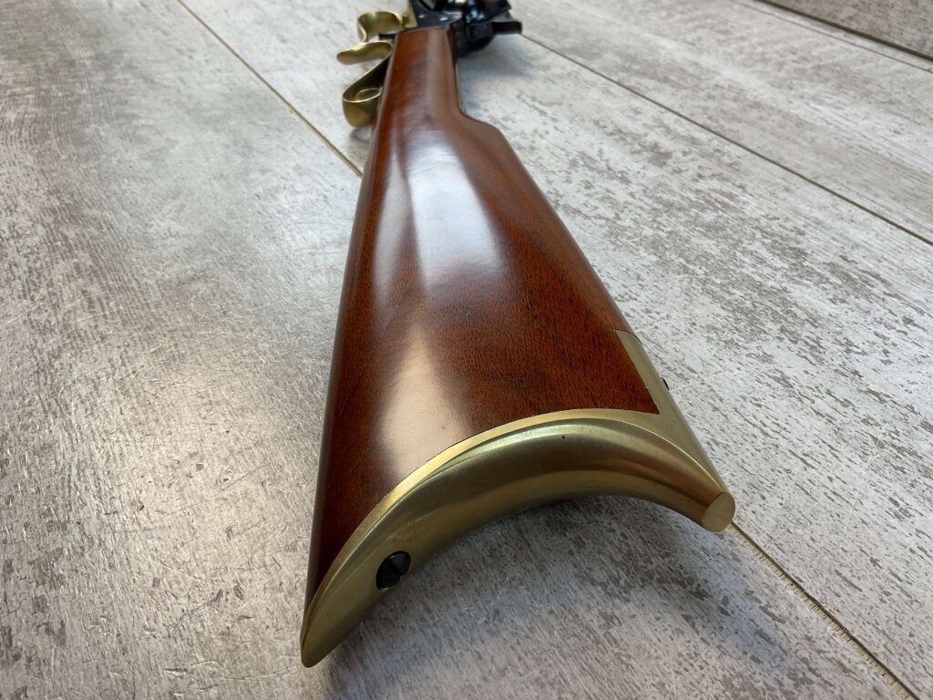 UBERTI 1858 REMINGTON REVOLVING CARBINE BLACK POWDER .44CAL RIFLE, JAMES EARL JONES "FAVORITES" COLLECTION #5-11044