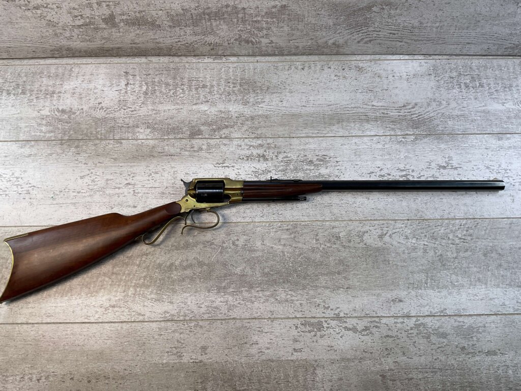 ITALIAN TEXAS CARBINE .22LR REVOLVING RIFLE (1858 REMINGTON), JAMES EARL JONES "FAVORITES" COLLECTION #5-11046