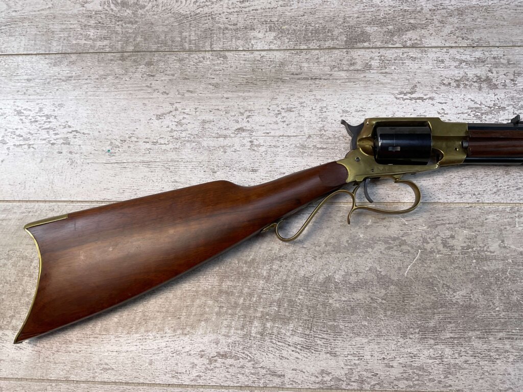 ITALIAN TEXAS CARBINE .22LR REVOLVING RIFLE (1858 REMINGTON), JAMES EARL JONES "FAVORITES" COLLECTION #5-11046