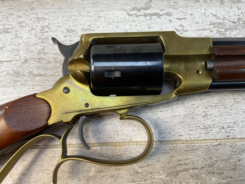 ITALIAN TEXAS CARBINE .22LR REVOLVING RIFLE (1858 REMINGTON), JAMES EARL JONES "FAVORITES" COLLECTION #5-11046