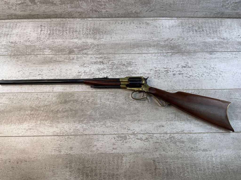 ITALIAN TEXAS CARBINE .22LR REVOLVING RIFLE (1858 REMINGTON), JAMES EARL JONES "FAVORITES" COLLECTION #5-11046