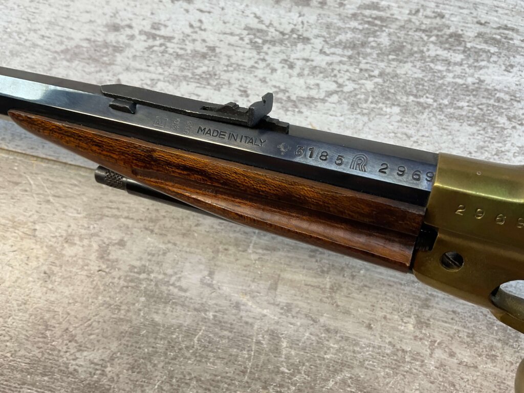 ITALIAN TEXAS CARBINE .22LR REVOLVING RIFLE (1858 REMINGTON), JAMES EARL JONES "FAVORITES" COLLECTION #5-11046