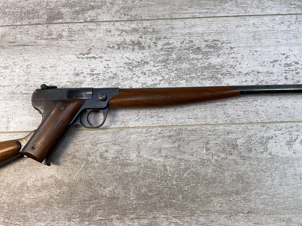 FIALA MODEL 1920 .22LR LONG BARREL"PISTOL" W/ WALNUT STOCK, JAMES EARL JONES "FAVORITES" COLLECTION #5-11047