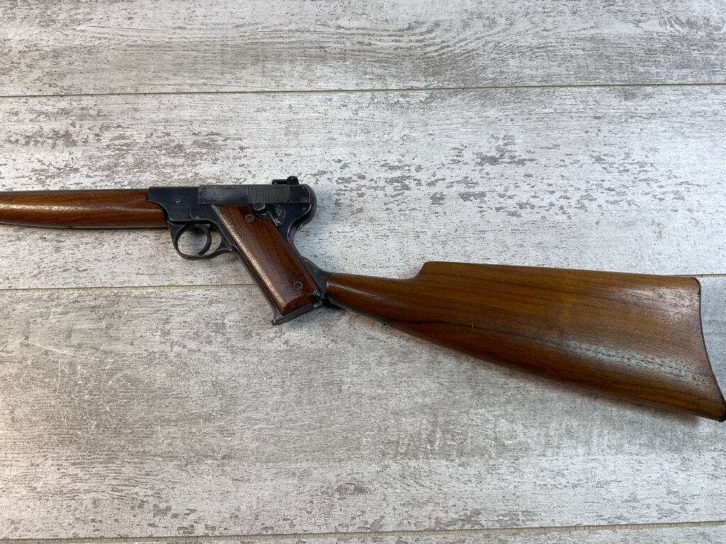 FIALA MODEL 1920 .22LR LONG BARREL"PISTOL" W/ WALNUT STOCK, JAMES EARL JONES "FAVORITES" COLLECTION #5-11047