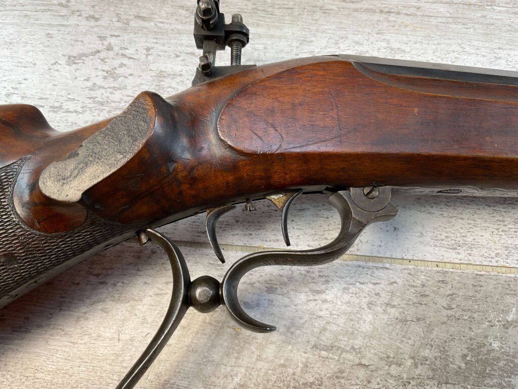 GERMAN 4MM M BARTH ANSBACH FRONT LOAD PARLOR RIFLE, JAMES EARL JONES "FAVORITES" COLLECTION #5-11050