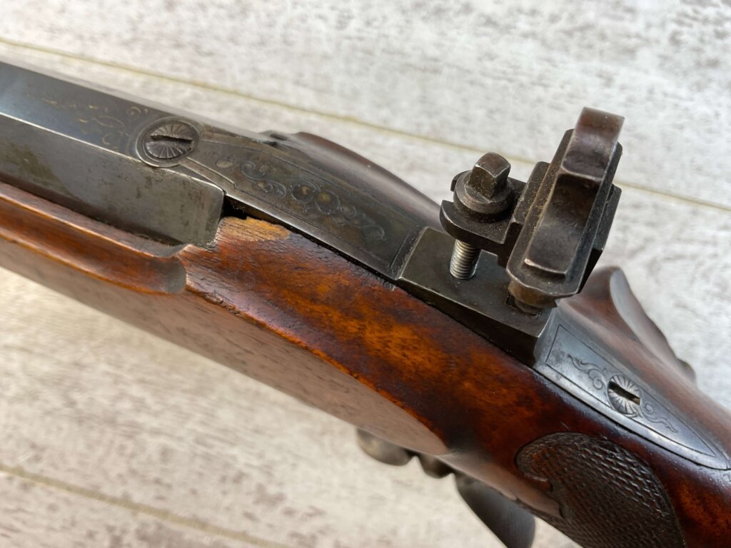 GERMAN 4MM M BARTH ANSBACH FRONT LOAD PARLOR RIFLE, JAMES EARL JONES "FAVORITES" COLLECTION #5-11050