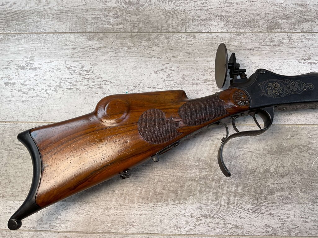 GERMAN 4MM MARTINI TYPE BEERHALL PARLOR RIFLE, JAMES EARL JONES "FAVORITES" COLLECTION #5-11051