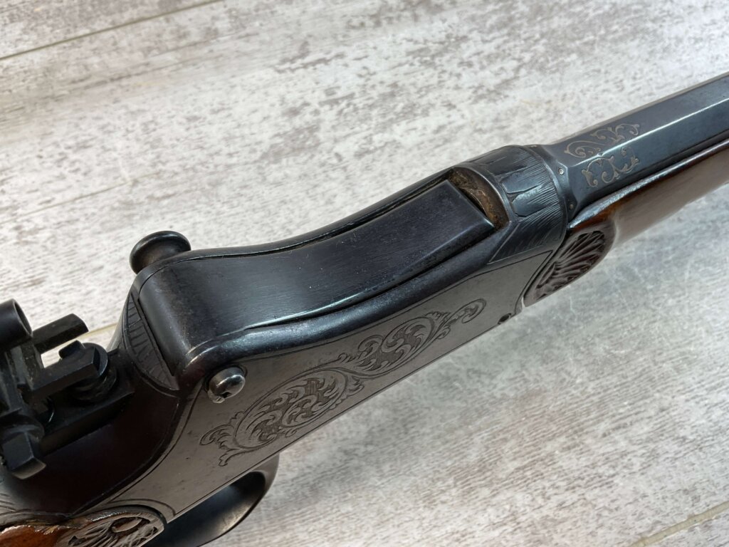 GERMAN 4MM MARTINI TYPE BEERHALL PARLOR RIFLE, JAMES EARL JONES "FAVORITES" COLLECTION #5-11051