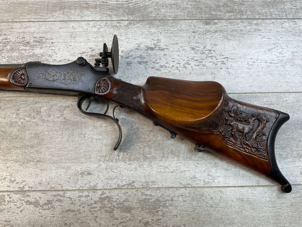 GERMAN 4MM MARTINI TYPE BEERHALL PARLOR RIFLE, JAMES EARL JONES "FAVORITES" COLLECTION #5-11051