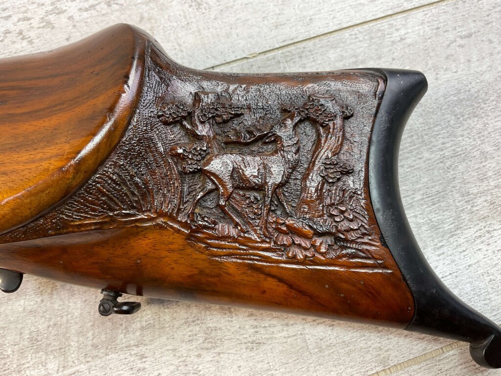 GERMAN 4MM MARTINI TYPE BEERHALL PARLOR RIFLE, JAMES EARL JONES "FAVORITES" COLLECTION #5-11051