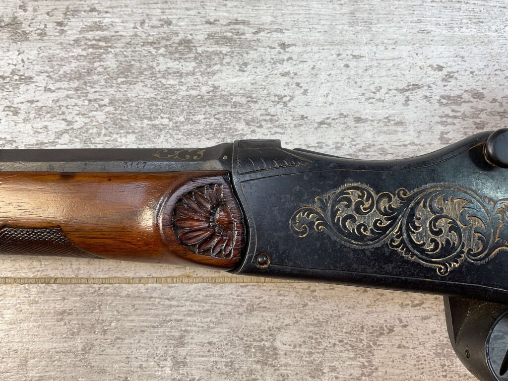 GERMAN 4MM MARTINI TYPE BEERHALL PARLOR RIFLE, JAMES EARL JONES "FAVORITES" COLLECTION #5-11051