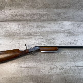 CUSTOM ERIC JOHNSON STEVENS FAVORITE BALLARD .22LR TARGET RIFLE, JAMES EARL JONES "FAVORITES" COLLECTION #5-11052