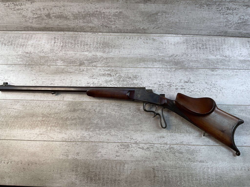 GERMAN 4MM MARTINI TYPE SINGLE SHOT FALLING BLOCK BEERHALL PARLOR RIFLE, JAMES EARL JONES "FAVORITES" COLLECTION #5-11054