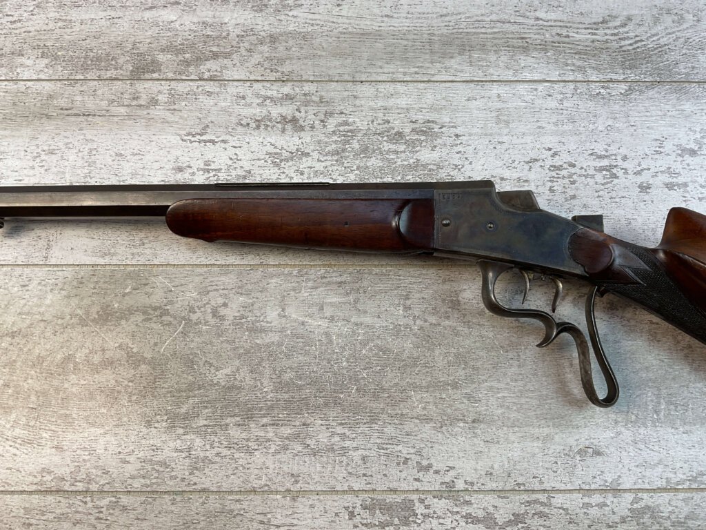 GERMAN 4MM MARTINI TYPE SINGLE SHOT FALLING BLOCK BEERHALL PARLOR RIFLE, JAMES EARL JONES "FAVORITES" COLLECTION #5-11054