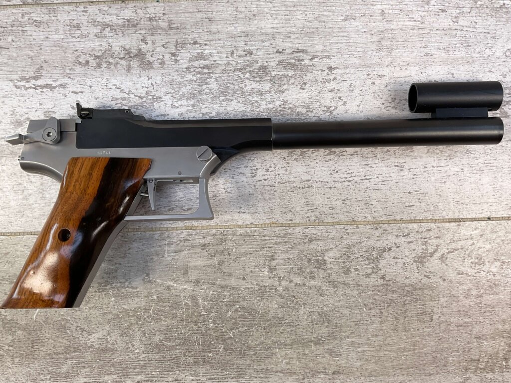 RPM HUNTER XL .222 REM SINGLE SHOT TARGET PISTOL, JAMES EARL JONES COLLECTION #5-10904