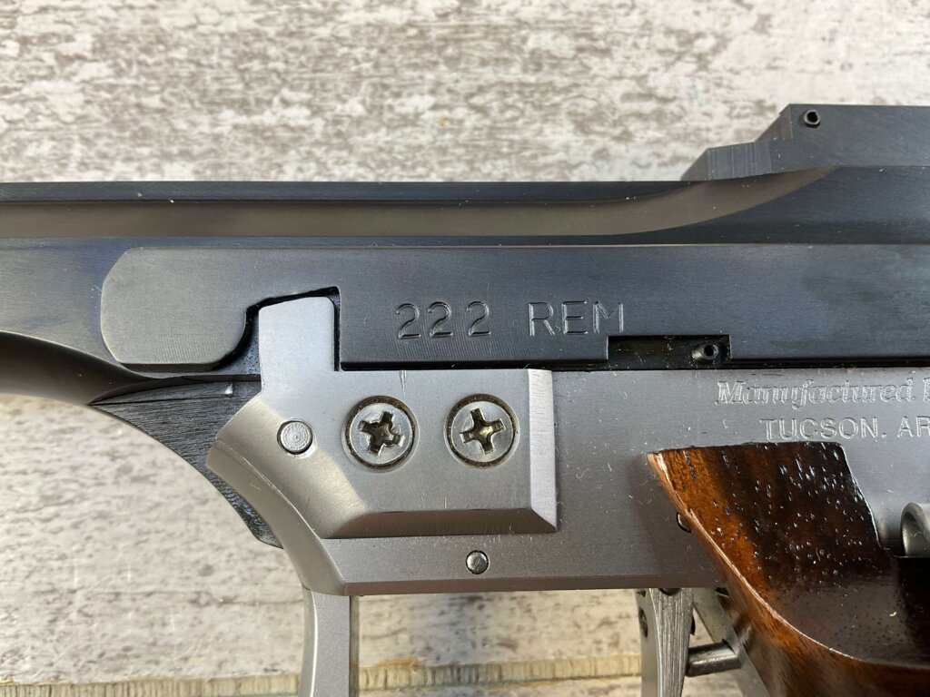 RPM HUNTER XL .222 REM SINGLE SHOT TARGET PISTOL, JAMES EARL JONES COLLECTION #5-10904