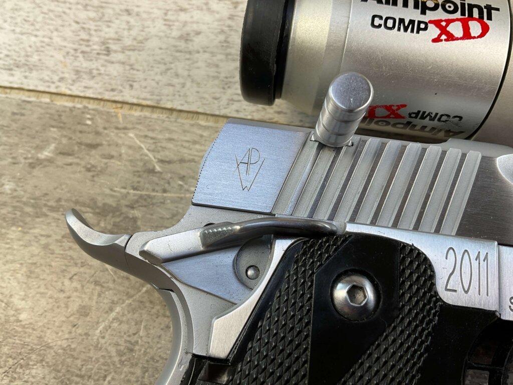 STI CUSTOM BUL M-5 2011 .38 SUPER COMPETITION SEMI AUTO PISTOL, JAMES EARL JONES COLLECTION #5-10905