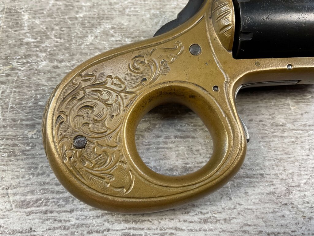 JAMES REID "MY FRIEND" KNUCKLE DUSTER .22 CAL REVOLVER, JAMES EARL JONES COLLECTION, ANTIQUE #5-10906