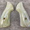 AJAX CUSTOM GRIPS ROSSI M88, M68 (SMALL) WHITE PEARLITE COLORED GRIPS #5-11606