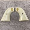 AJAX CUSTOM GRIPS COLT S A ARMY, IVORY POLYMER COLORED GRIPS #5-11610