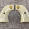 AJAX CUSTOM GRIPS COLT S A ARMY, IVORY POLYMER COLORED GRIPS #5-11610