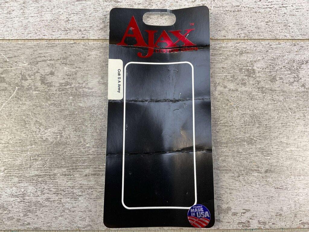 AJAX CUSTOM GRIPS COLT S A ARMY, IVORY POLYMER COLORED GRIPS #5-11610