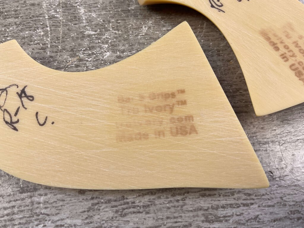 BAR S GRIPS (TRU IVORY) COLT S A ARMY, REAL IVORY GRIPS #5-11612