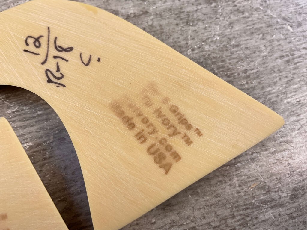 BAR S GRIPS (TRU IVORY) COLT S A ARMY, REAL IVORY GRIPS #5-11612