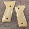 AJAX CUSTOM GRIPS BERETTA M92FS/96 & CENTURION IVORY POLYMER COLORED GRIPS #5-11615