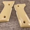 AJAX CUSTOM GRIPS BERETTA M92FS/96 & CENTURION IVORY POLYMER COLORED GRIPS #5-11615