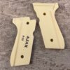 AJAX CUSTOM GRIPS BERETTA M92FS/96 & CENTURION IVORY POLYMER COLORED GRIPS #5-11615