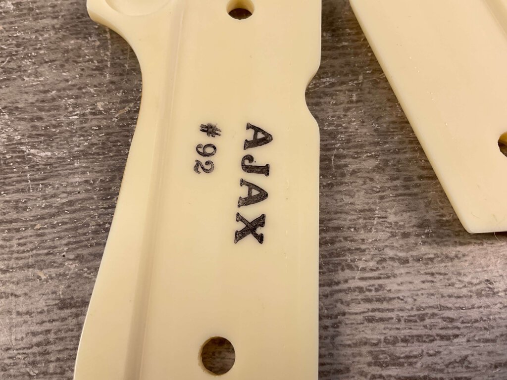 AJAX CUSTOM GRIPS BERETTA M92FS/96 & CENTURION IVORY POLYMER COLORED GRIPS #5-11615