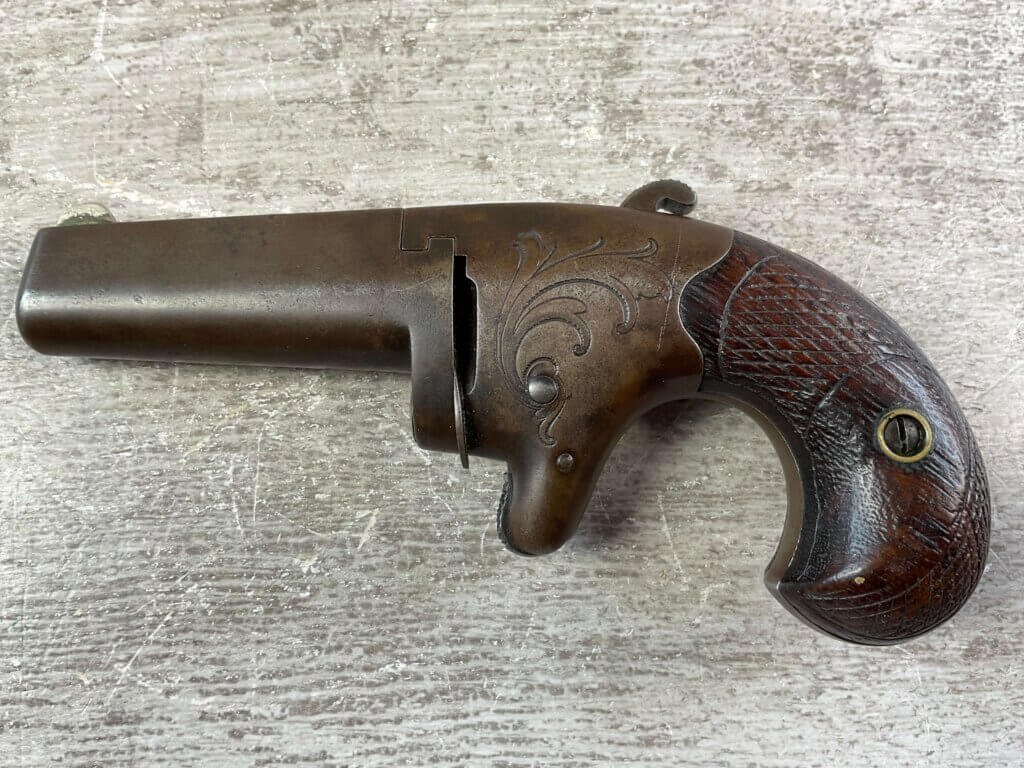 COLT NO 2 DERRINGER .41 CAL PISTOL, JAMES EARL JONES COLLECTION, ANTIQUE #5-10907