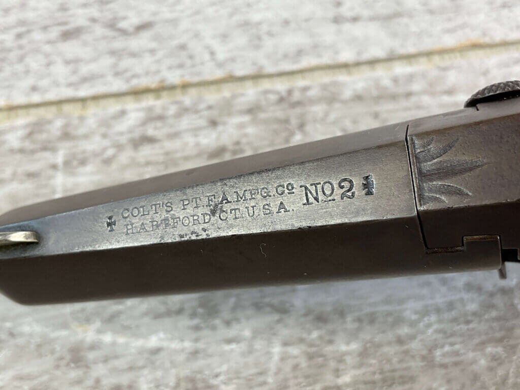 COLT NO 2 DERRINGER .41 CAL PISTOL, JAMES EARL JONES COLLECTION, ANTIQUE #5-10907