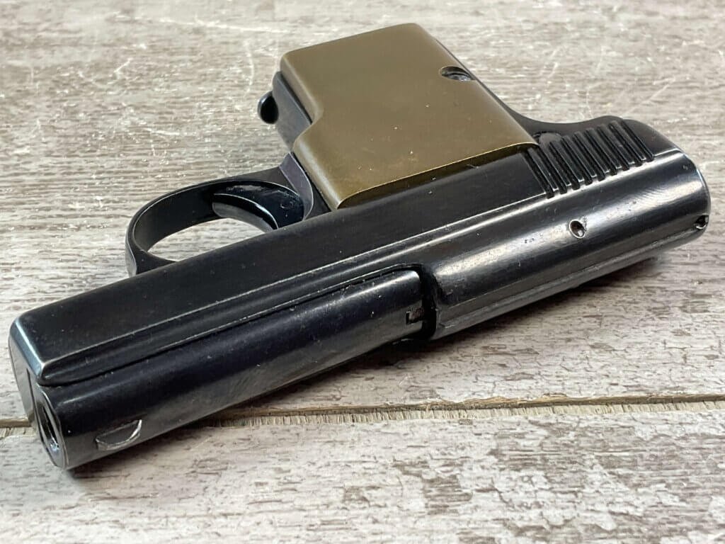 LILIPUT MODEL 1926 .25ACP SEMI AUTO POCKET PISTOL, JAMES EARL JONES COLLECTION, MINTY #5-10908