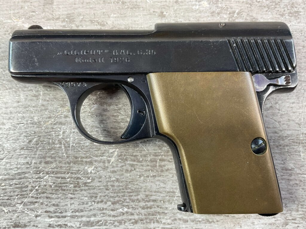LILIPUT MODEL 1926 .25ACP SEMI AUTO POCKET PISTOL, JAMES EARL JONES COLLECTION, MINTY #5-10908