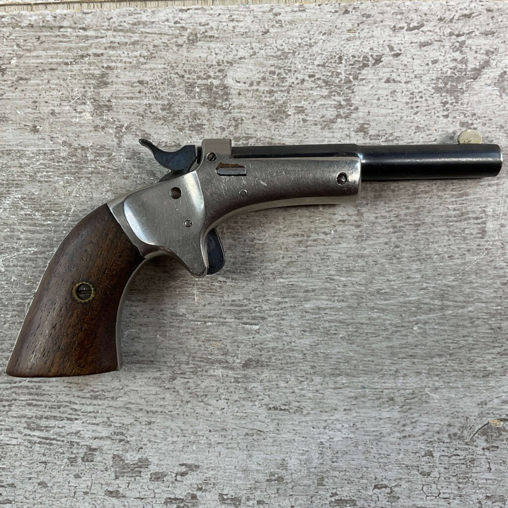 J. STEVENS MODEL 41 TIP UP .22LR SINGLE SHOT PISTOL, JAMES EARL JONES COLLECTION #5-10913