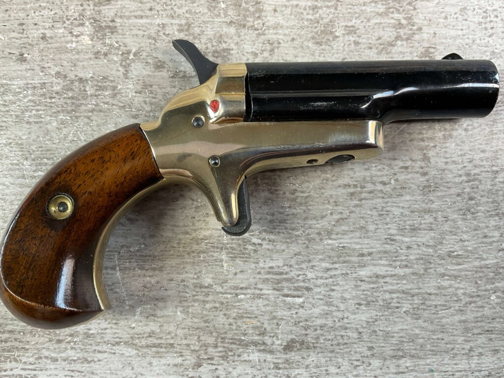 COLT "LORD" 4TH MODEL DERRINGER SINGLE SHOT PISTOL SET IN PRESENTATION BOX, JAMES EARL JONES COLLECTION #5-10914